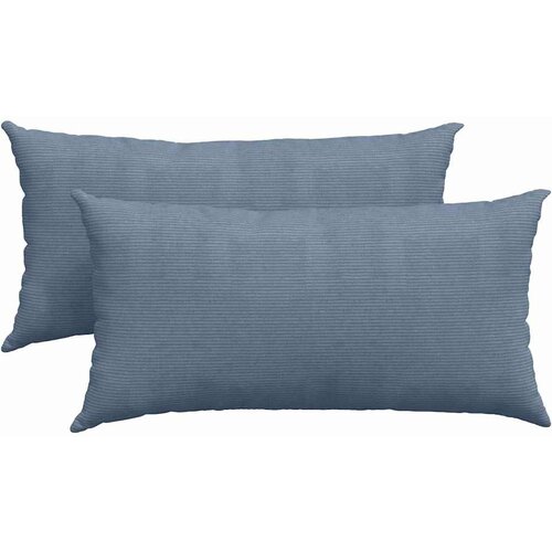 VidaXL jastučići za sofu 2 pcs plava 80 x 40 cm kordura tekstil Slike