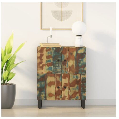 vidaXL Komoda s 4 vrata 60 x 33 x 75 cm od masivnog obnovljenog drva Cijene