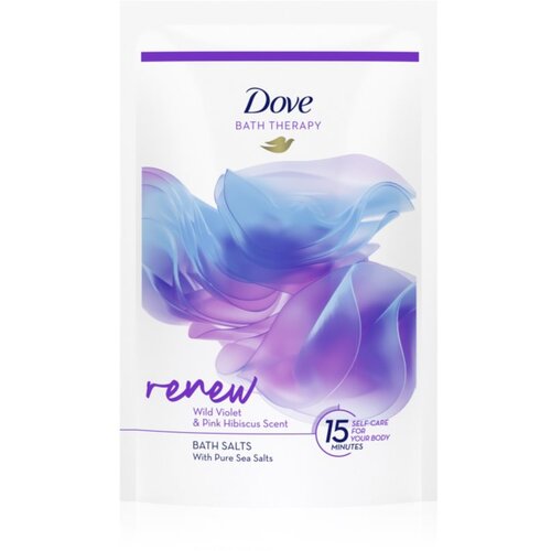 Dove Bath Therapy Renew sol za kopel Wild Violet & Pink Hibiscus 400 g Cene