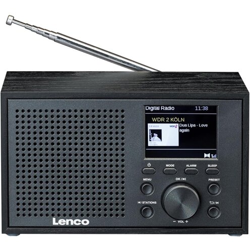 Oem Lenco, Radio DAB/DAB+/FM/Bluetooth 5.0 3W LCD zaslon dvojna budilka, Črna, (5000250463) Cene