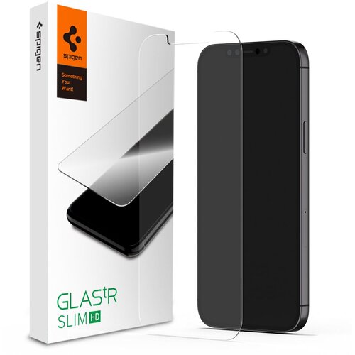 Spigen KALJENO STEKLO GLAS.TR SLIM ZA ZAŠČITO ZASLONA IPHONE 12 MINI, (5000333941) Cene