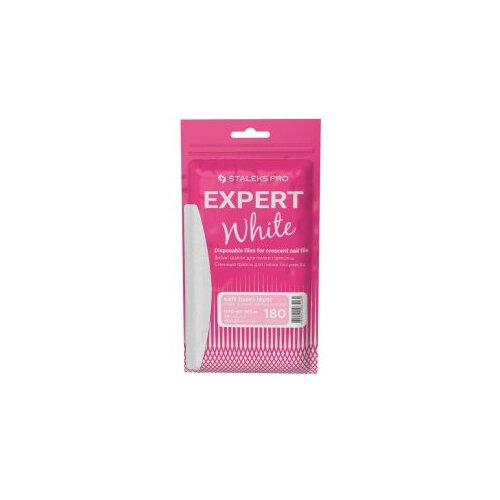  Turpija za nokte Staleks Expert Samoljlepljiva Soft White Polumjesec 180# – 30 kom Cijene