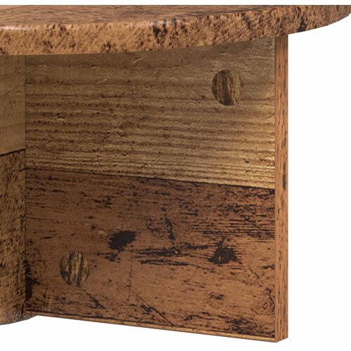  Polica na zidu Zidne 2 pcs Staro drvo 38 x 19 x 19 cm Slike