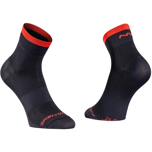 Northwave Cyklistické ponožky Origin Mid Black/Red Cene