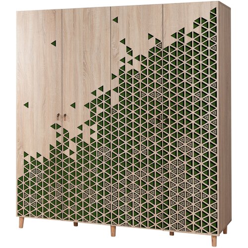 Hanah home Ormar Imaj 180x192x52cm Hrast Cene