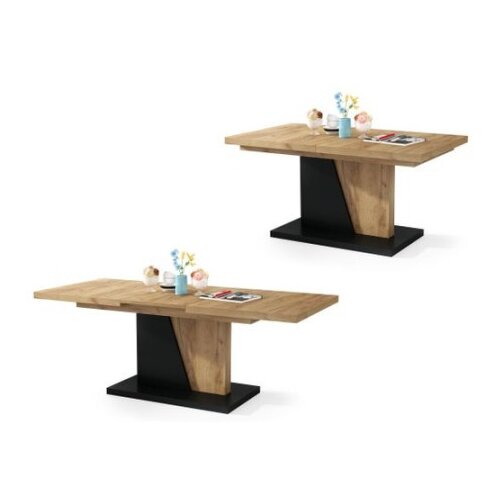  Multifunkcionalni Sto Noir Belo-Sivi ( 1644 ) Slike