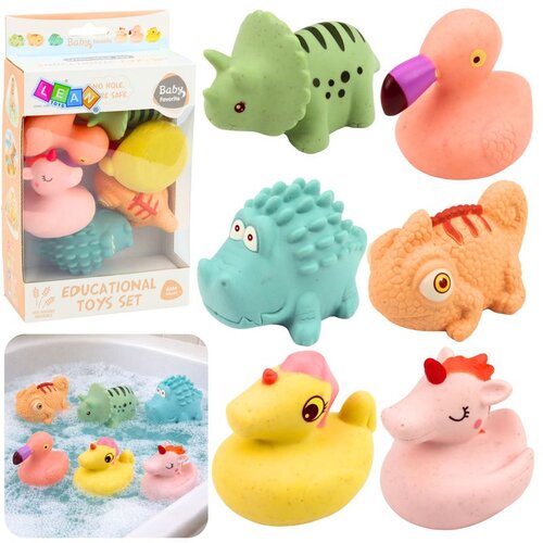  Set edukativnih gumenih životinja za kupanje, pastelne igre, 6 kom. Cijene