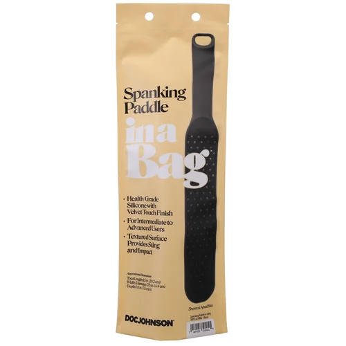 Doc Johnson in a Bag Spanking Paddle Black