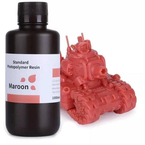 Elegoo standard resin 1kg - maroon ( 054031 ) Cene