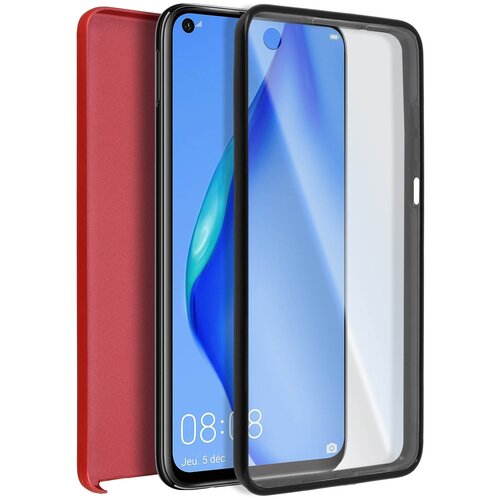 AVIZAR Huawei P40 Lite Integral 360&deg; ovitek: mehka sprednja stran in trda zadnja stran - rdeca, (20599355) Cene