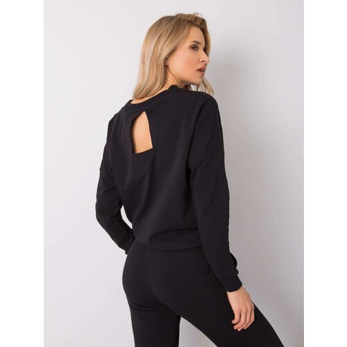 RUE PARIS Sweatshirt-RV-BL-6119.04P-black Cene