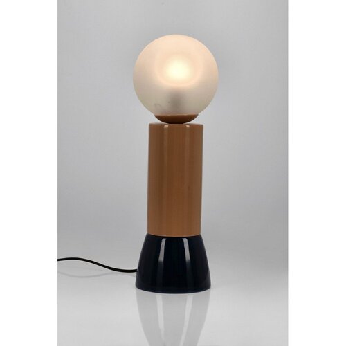 BIZZOTTO Metalna stolna lampa sa staklenim sjenilom (visina 47 cm) Malton &amp;ndash; Slike