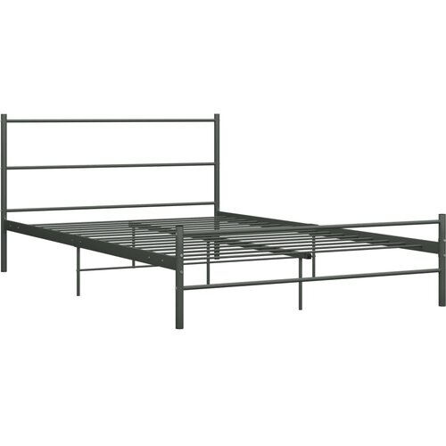  Okvir za krevet sivi metalni 120 x 200 cm Slike