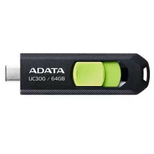 Adata usb Tip C Flash 64 GB AData 3.2 ACHO-UC300-64G-RBK/GB Slike
