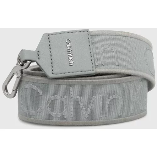 Calvin Klein Pas za torbico siva barva