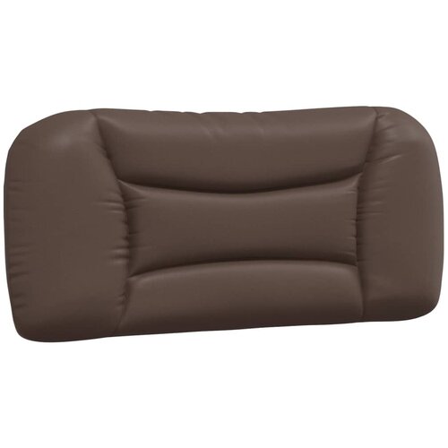 Maison Chic posteljno vzglavje - vzglavna omarica - vzglavna stranica rjava 80 cm umetno usnje, (21704196) Cene