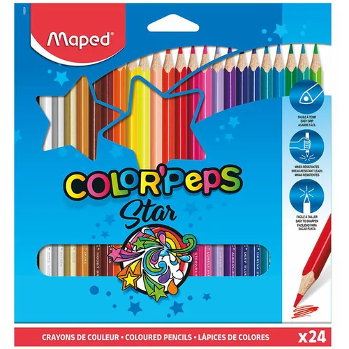 Maped Barvice Color&apos;peps Star, 24 kosov