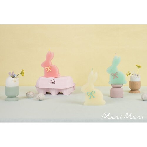 Meri Meri Svijeće u setu 3 kom vrijeme gorenja 2 h s uskr&amp;scaron;njim motivom Bunny &amp;ndash; Slike