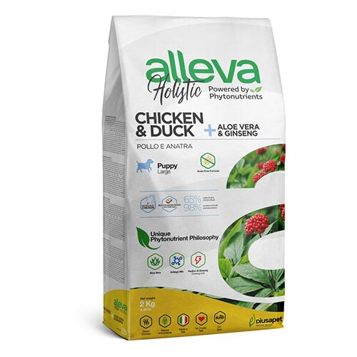 Alleva hrana za štence piletina maxi 2kg puppy-junior holistic ALP00225 Slike