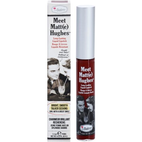 TheBalm Meet Matt(e) Hughes Long Lasting Liquid Lipstick dugotrajni tekući ruž za usne nijansa Adoring 7.4 ml Slike