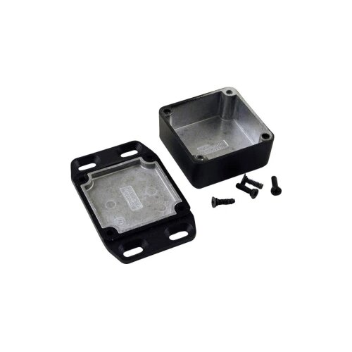 Hammond Electronics Univerzalno kući&amp;scaron;te 50 x 50 x 25 Aluminijum Crna 1590WLLBFLBK 1 ST Slike