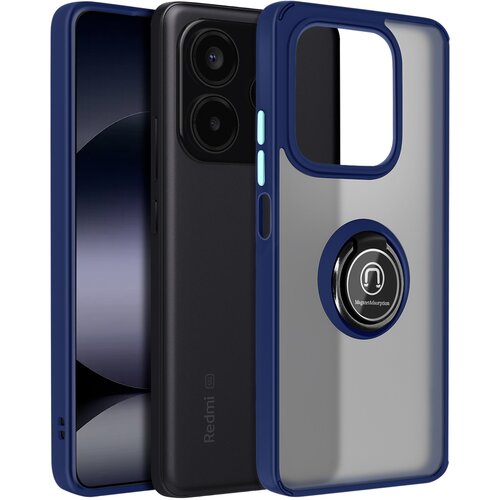 AVIZAR Ohišje za Xiaomi Redmi Note 14 5G s podporo videoposnetkom Ring, Modra noč, (5000013331) Cene