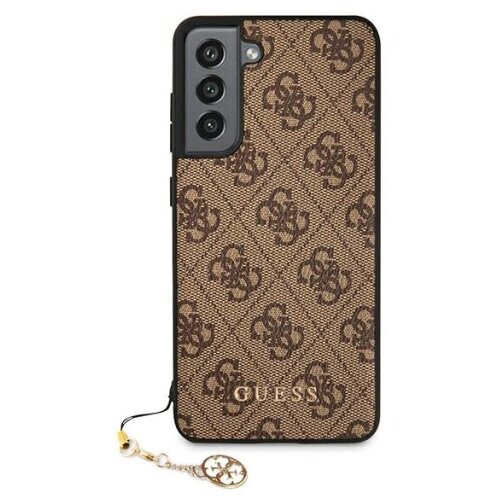 Guess gUHCS21FEGF4GBR silikonski ovitek za Samsung Galaxy S21 FE G990 - rjav Slike
