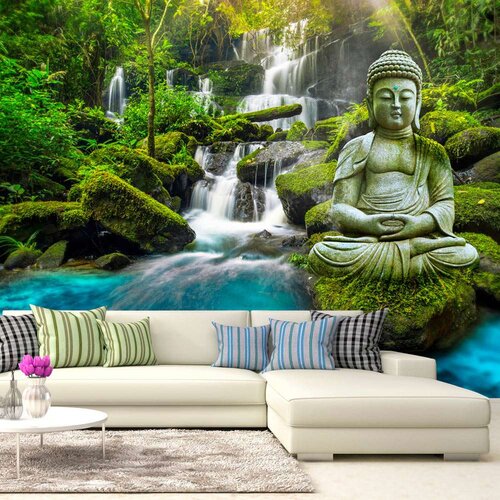  Samoljepljiva foto tapeta - Cascades of Calm 147x105 Slike