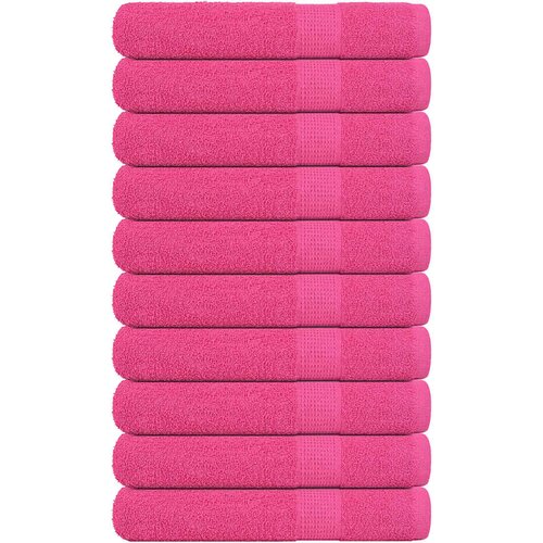 vidaXL Brisače 10 kos roza 100x200 cm 360 gsm 100% bombaž, (21822743) Cene