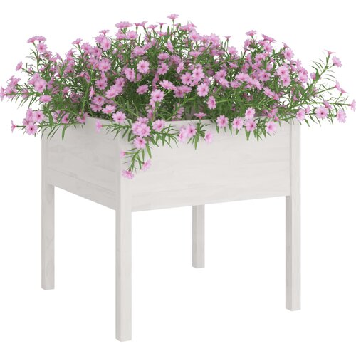  Vrtna sadilica 70 x 70 x 70 cm od masivne borovine Slike
