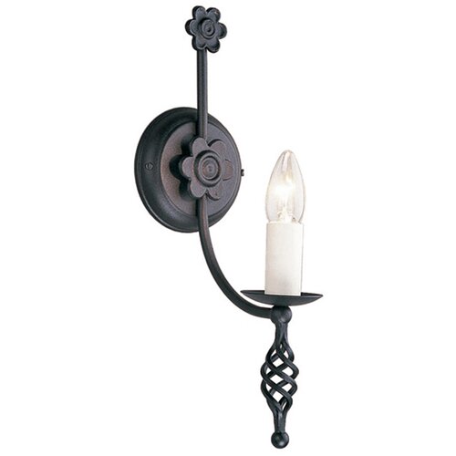 Elstead Lighting Elstead BY1-BLACK - Zidna svetiljka BELFRY 1xE14/60W/230V Cene