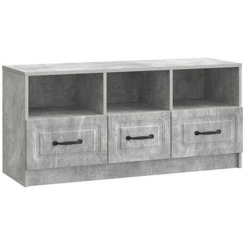 TV ormar Betonska siva 102 x 34 5 x 47 cm Konstruirano drvo Cene