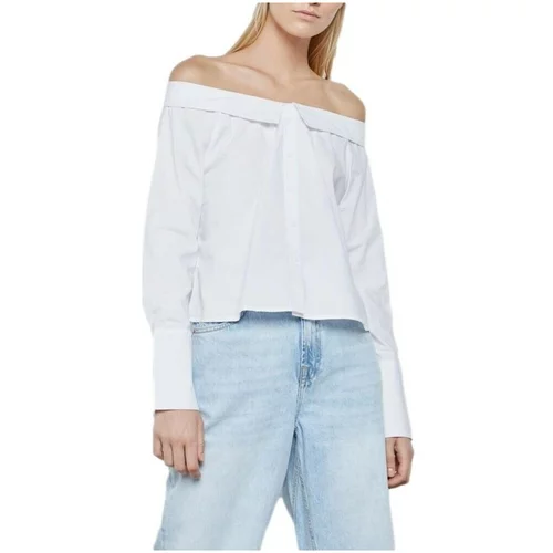 Only Off Shoulders Bambi Top - Bright White Bijela