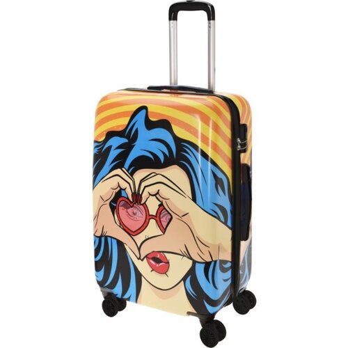  kofer sa točkićima pop art design 43x25x68cm Cene