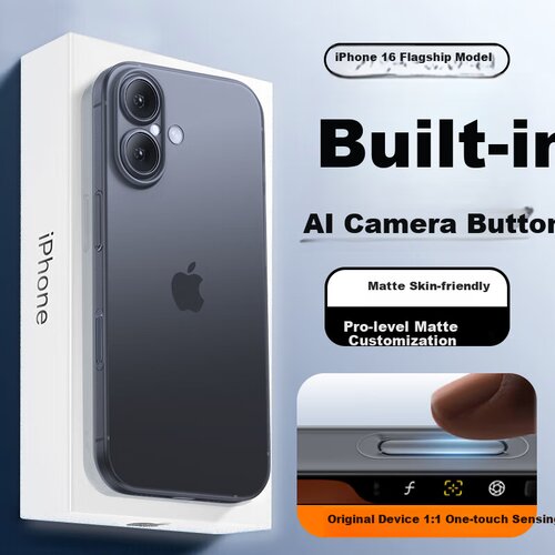  Mofi Maska za mobilni telefon iPhone 16 Pro Max, Providno-Crna Cene