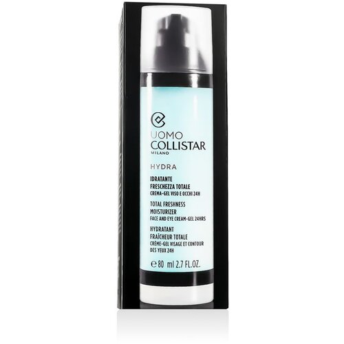 Collistar Uomo Total Freshness Moisturizer Face and Eye Cream-Gel lahka vlažilna gel-krema za obraz in predel okoli oči 80 ml za mo&amp;scaron;ke Slike