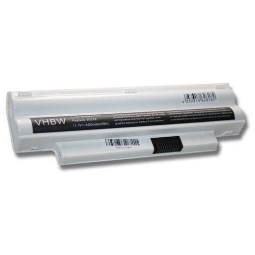 VHBW Baterija za Dell Inspiron Mini 1012 / 1018, bela, 4400 mAh Slike