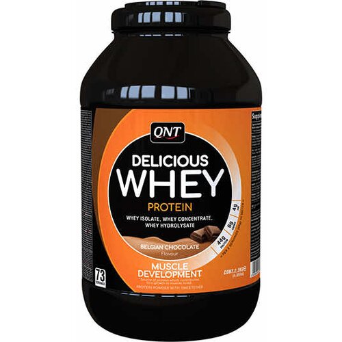 QNT Delicious Whey Protein, Čokolada, 2.2kg Cene