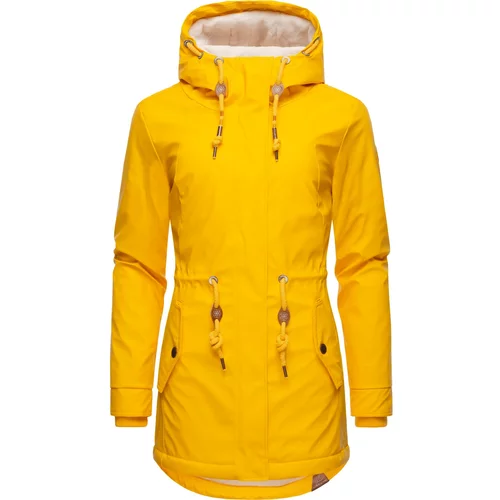 Ragwear Tehnička jakna 'Monadis Rainy' smeđa / žuta / bijela