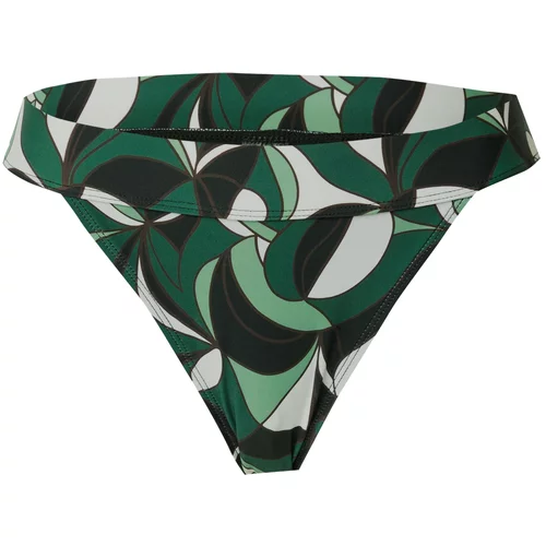 Top Shop Bikini donji dio smeđa / zelena / crna / bijela