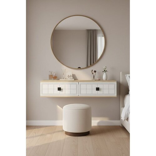 Hanah home komoda Yuka 120, 120 cm, hrast Sapphire / bela Cene