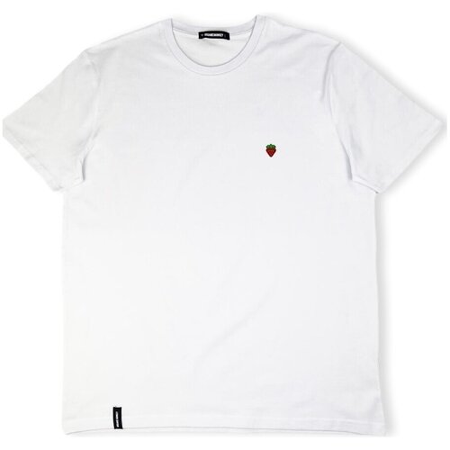 Organic Monkey Majice & Polo majice Strawberry T-Shirt - White Bela Cene