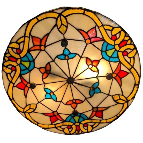 Brilagi tiffany vitražna plafonska lampa mirabella 3xE27/60W/230V prečnik 40 cm Cene
