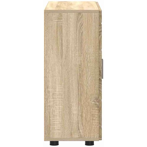 VidaXL Strani &amp;scaron;al sonoma hrast 55.5 x 29 x 100 cm Konstruiran les Slike