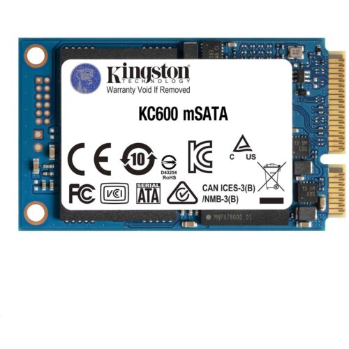 Kingston Technology KC600 mSATA 256 GB Serijski ATA III 3D TLC Cene