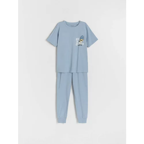 Reserved dvodelna pižama - modra