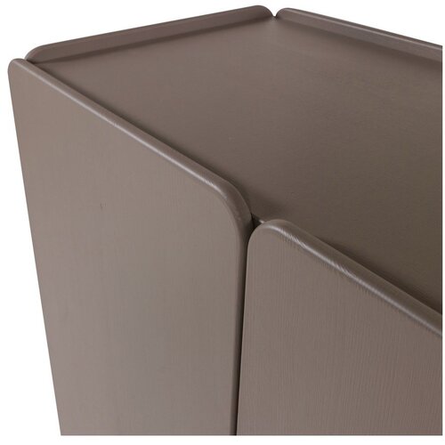 WOOOD Rjava omarica iz masivnega bora 100x135x45 cm Root &amp;ndash; Slike