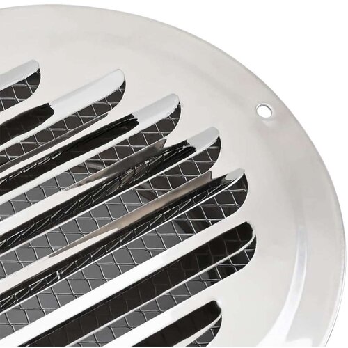  Pokrov ventilacije 4 pcs Srebrno 80 mm Nehrđajući čelik - 80 mm Slike
