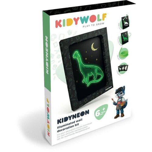 KIDYWOLF Illuminated Wall Decoration Set 3-pieces Dino Cijene
