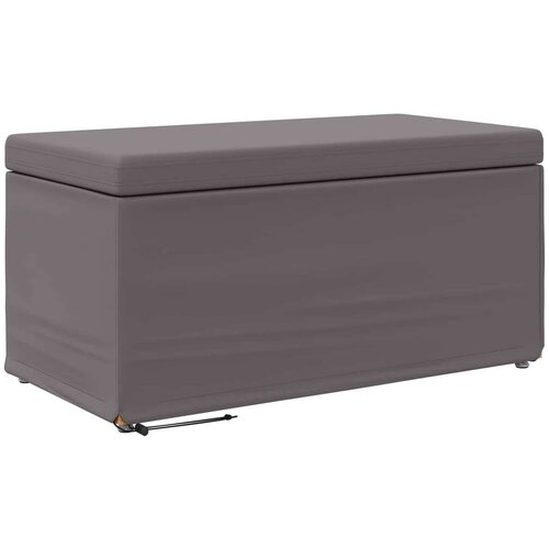 Stolica Siva 81 x 41 x 40 cm Umjetna Koža i Fino Radeći Drvo - Siva 80 cm Umjetna koža Slike